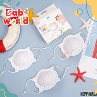 SET 3 KHẨU TRANG GẤU 3D Cho Bé Sơ Sinh Noppi Mask