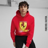 PUMA AUTO - เสื้อมีฮู้ดผู้ชาย Scuderia Ferrari Race Motorsport สีแดง - APP - 62223302