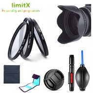 qiux0 Lens cover cleaning pen, CPL ND4 52mm ultraviolet filter, suitable for Nikon D3000 D3100 D3200