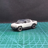 majorette GMC hummer EV Car Model White