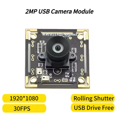 OV2735, 1080P USB Camera Module,30fps,2MP 1920x1080 HD,For Raspberry Pie PC Android Face Recognition