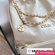 22bag Upgraded Garbage Bag White Gilt Chain Bag