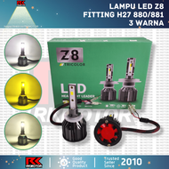 Lampu Foglamp Led KIA Tiga Warna H27 880 881 Picanto Sportage