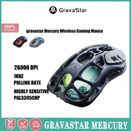 GravaStar Planet Cocoon Breaking Professional Mouse PAW3395 E-sports Game the third mock examination Wireless Wired Hollow Magnesium Alloy Bluetooth Macro
