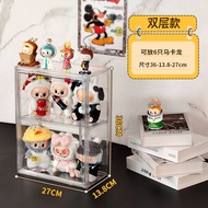 กล่องเก็บของแบบโปร่งใส Acrylic ป้องกันฝุ่น Zimomo Labubu Angel Bubble สำหรับจัดแสดงของเล่นรูปตัวละคร