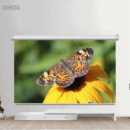 Sihgsg 50-120inch 16:9 HD Projector Screen 3D Film Portable Curtains 186 x 105cm (84 in)