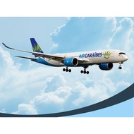 AIRBUS A350-1000 Air Caraïbes Commercial Airplane Paper Model