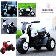 Living Life Kids Ride On Scooter Battery Electric 3 Wheel Tricycle Bike Toy