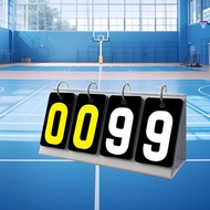 [mibum01uz] Flip Score Board Score Keeper Digital Scorer 4 digits Score Flipper for Outdoor