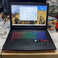 MSI GT72 I7 7700HQ 獨顯 MXM GTX 1060 6G 16G ram 512G ssd intel 筆電