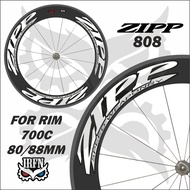 Zipp 808 Speed Weaponry Sticker