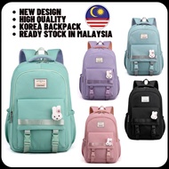 603 #Korea Backpack High Quality ( Beg Sekolah / School Bag / Beg Galas / Laptop / College ) Design Girl