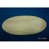 2 M1245 Ellipse Wooden 28.5 X14. 2x1. 6cm ~ White Pine Wood