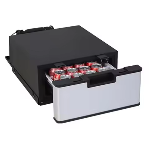 12V 24V New Design Portable Outdoor Using 23L Drawer Car Refrigerator Fridge for Caravan