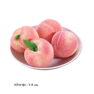 FR-18 Fake Fruit Peach 7.5*7.5cm.