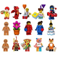 Compatible Lego Minifigures Drawing Happy Building Blocks Boys Girls Balloons McDonald's Clown Banana Man Cake Accessories AKTX