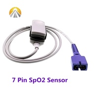 Normal 7 Pin SpO2 Sensor Reusable 0.9 Meter For NELLCOR Monitor Non OXI TECH Child Pediatric Adult U