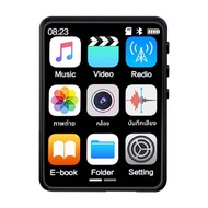 บลูทูธ 5.4 HiFi MP3 Player หน้าจอสัมผัสขนาด 2.4 นิ้ว Walkman พร้อมกล้องถ่ายภาพพร้อมลําโพง/FM/เครื่อง