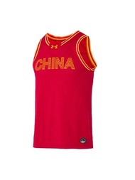 Men's UA China 3v3 Replica Jsy Basketball Jersey, Outdoor Training Daily Sport Casual Soft & Comfort