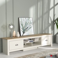 Tomato Home ชั้นวางทีวี 75นิ้ว Lexington กว้าง180ซม ชั้นวางทีวีไม้ ตู้ทีวี | วางทีวี 75นิ้วได้(ใหญ่ส