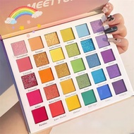 30-color rainbow eyeshadow palette Pearlescent matte glitter stage makeup eyeshadow Glitter eyeshado