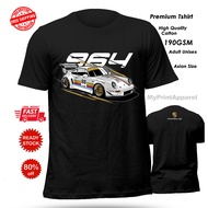 PORSCHE 911 964 RWB APPLE COMPUTER Cotton Tshirt