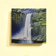 Aesthetic Canvas Wall Painting - Waterfall Canvas Painting - Aesthetic home room wall decoration - C