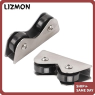 LIZMON 2PCS Billiard Cue Straightness Detector, Stainless Steel With Storage Bag Billiard Cue Roller