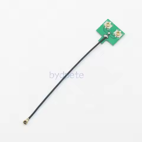 Y Type Splitter Cable 1x MHF4 WFL W.FL Plug to 2x UFL U.FL IPX Socket SMD on PCB 1.13mm Coaxial Cabl