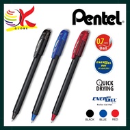PENTEL ENERGEL BL417 GEL ROLLER GEL PEN 0.7MM REFILLABLE SUPER SMOOTH WRITING QUICK DRY SMUDGE FREE 8 COLOURS