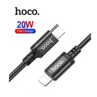 Cáp sạc Hoco X89 chân Type-C sang Lightning sạc nhanh 20W dây dù siêu bền dài 1M