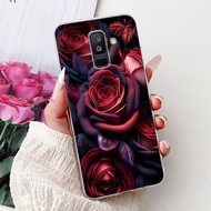 เคส Samsung Galaxy A6 Plus 2018ใหม่ SM-A605F ฝาครอบพิมพ์ภาพสุดหรูบางนิ่มเคสโทรศัพท์ A6ซัมซุง + A8 + 