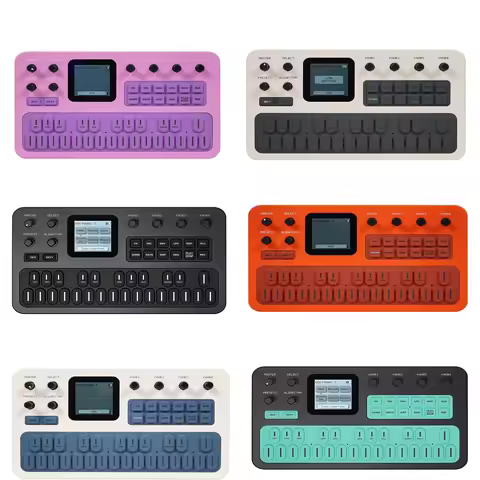 M-VAVE NEW 6 Color FM-1 Portable FM Synthesizer 6-Operator 32-Algorithm 128 Presets Built-in Speaker