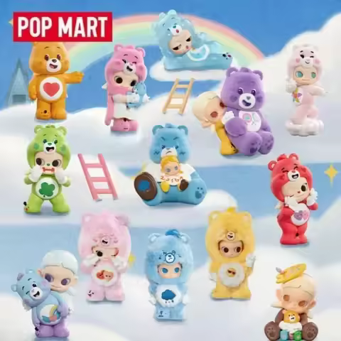 POP MART CareBears X Zsiga Series Mystery Blind Box - Desktop Ornament Figurines Home Decor Genuine 