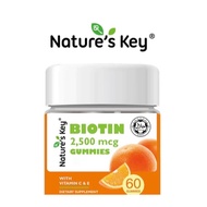 Nature’s Key Biotin Gummies (60 biji) 2500MCG12/2026 K3/2
