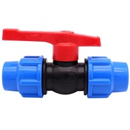 Ideal for Irrigation PE Pipe Ball Valve with Threaded Stop Valve Fitting 20 32mm