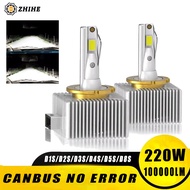 2PCS D1S D2S D3S D4S D5S D8S LED Car Headlights HID D1R D2R D3R D4R D5R D8R Bulbs 100000LM Turbo Lam