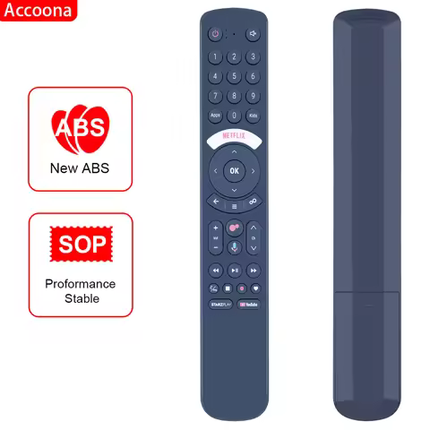 VOICE remote control for Tech4home Lda TV OOREDOO T4HS2007 38K NOTUS L6