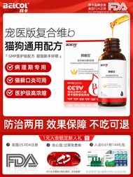 B Complex Vitamins สำหรับสุนัขและแมว วิตามิน B2 ผสมหลายชนิด อาหารเสริมเพื่อสุขภาพของสัตว์เลี้ยง วิตา