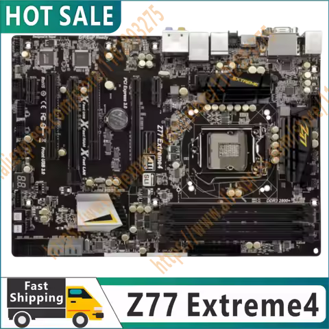 Original Z77 Extreme4 motherboard 32GB LGA 1155 DDR3 ATX motherboard 100% tested