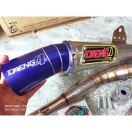 【hot sale】 DAENG SAI4 OPEN PIPE WITH SILENCER FOR XRM 125,WAVE 125 ,RS 125