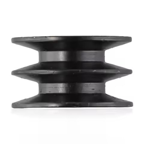 Double V Belt Pulley Garden Tools Parts Replacement Spare Parts 7HP Engine Black Bore For 168F For 2