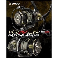 Daido Kraven SW 1000 2000 3000 reel spinning