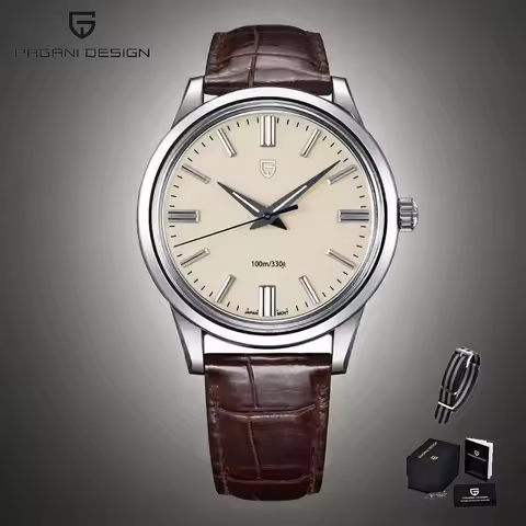 2025 PAGANI DESIGN 38MM Men's Classic Fashion Quartz Watches PD1731 VH31 Mov Stainless Steel Sport W