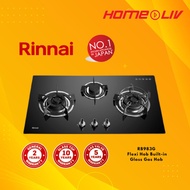 RINNAI RB983G 4.5KW 3 BURNER BUILD IN COOKING GAS HOB STOVE DAPUR MASAK
