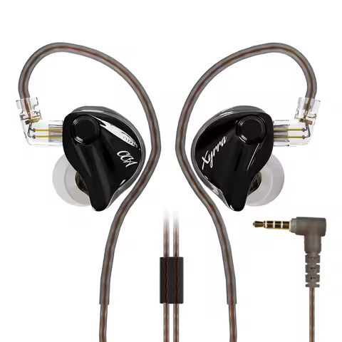 CCA Xyrra Earphones 1DD+1BA HiFi IEM with Hifi sound quality in-ear live stage monitoring zinc alloy
