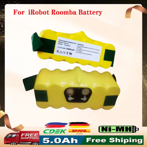 14.4V Battery For iRobot Roomba 5000mAh Battery For iRobot Roomba 500 600 700 800 900 series 14.4 V 