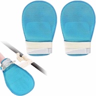 Anti Scratch Mitts For Elderly Patients 2 Pack, Breathable Dementia Restraint Gloves, Care Restraint