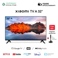 Xiaomi TV A 32 (Google TV) INCH Smart Android TV DVB-T2/C Voice Control 1.5GB RAM 8GB ROM 5G WIFI bluetooth 5.0 HD Smart TV Television with Youtube Chromecast APK 32" 32 inch (3 Years Warranty)
