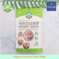 ผงเมล็ดป่านบดออแกนิค สำหรับทำขนม Organic Ground  Seed 198g - Manitoba Harvest